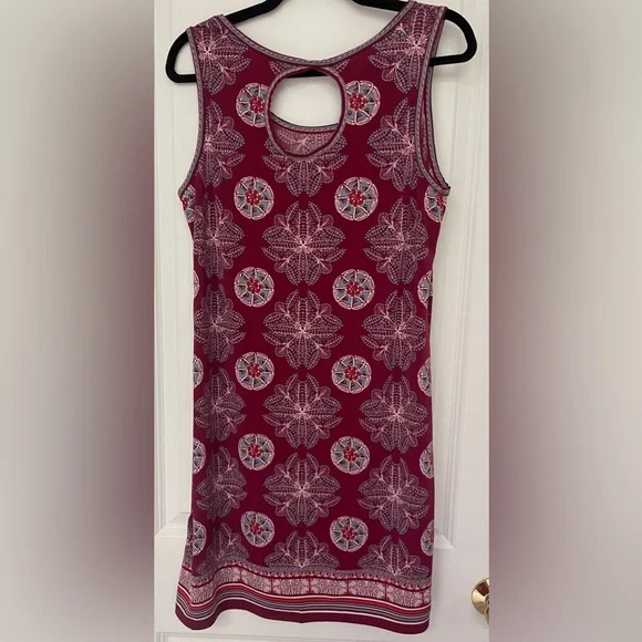 Max Studio Women’s Sundress Cutout Geometric Patterned Sleeveless Large - Picture 3 of 3